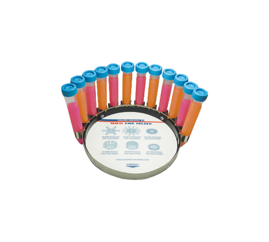 Set of colorful test tubes on a white background