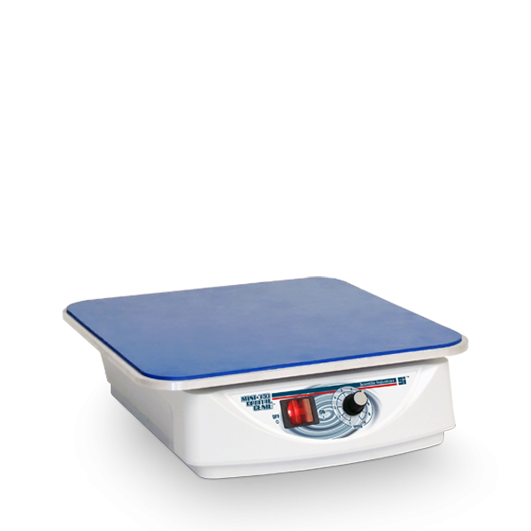 Blue hot plate on a white background